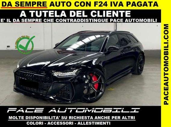 Audi RS6 PERFORMANCE 630CV TETTO KAMERA RS BLACK PACK HUD