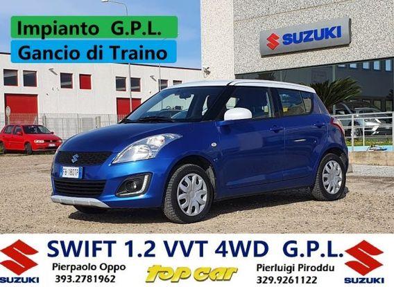 SUZUKI Swift 1.2 VVT 4WD +GPL + GANCIO TRAINO