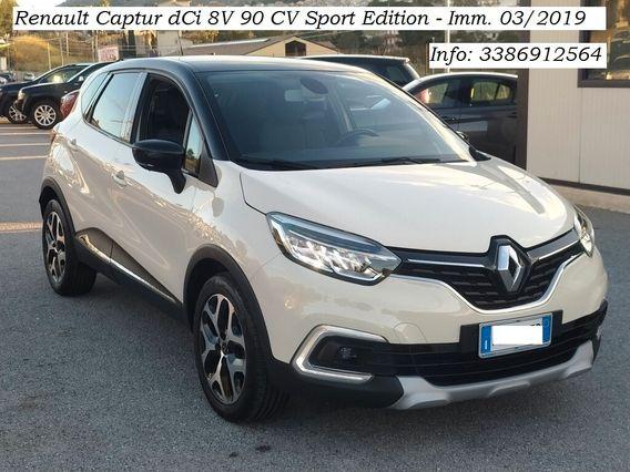 Renault Captur dCi 8V 90 CV Sport Edition
