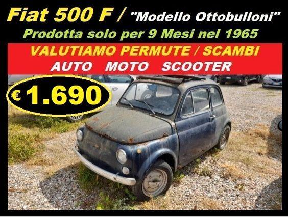 Fiat 500 F 8 bulloni LA RARA 1965