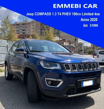 Jeep Compass 1.3 T4 PHEV LIMITED 4xe