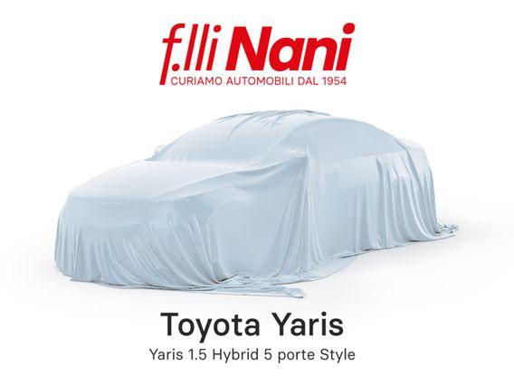 Toyota Yaris Yaris 1.5 Hybrid 5 porte Style